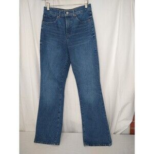 Express 90's Boot High Rise Women's sz 4R Medium/Dark Wash Blue Denim jeans y2k